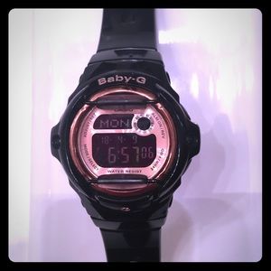 Black Casio Baby-G Whale Series Watch